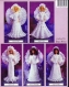 Magazine vintage,5 modèles robe anges au crochet coton blanc pour poupée barbie.patterns,tutoriels ,pdf anglais