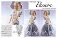 Vintage français,modèle robe mariage poupée barbie t30cm pattern tutoriels français en format pdf +légende symbole français /anglais