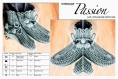 Modèle chaussettes -chaussons au crochet fait main  pour femme.pattern ,tutoriels anglais en format pdf