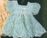 Modèle robe dentelle au crochet coton pour bébé fille t 6-18 mois.pattern,tutoriels anglais,pdf anglais