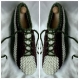 Baskets - chaussons  d’intérieur avec semelles doux( couler noire)fantasie en tricot fait main,pour femme,homme