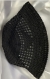 Bob - panama au crochet style prada,coton bio couleur noire pour femme,homme taille unique 56-58