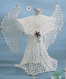 Offre spéciale.vintage modèles 2 poupées angels de noël au crochet.patron avec tutoriels en français.format pdf