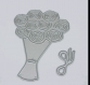 Die de découpe métallique bouquet de roses mariage vintage retro idéal pour carte album page carte scrap noel anniversaire cadeau