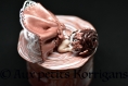 Boîte  à secrets - bébé avec robe rose et dentelle