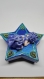 Boîte à bijoux, à secrets, en forme d'étoile bleue avec son bébé 
