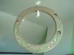 Suspension cercle verticale médium fleurie 