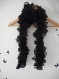 Echarpe tricotée avec laine rico design loopy pompon, noir