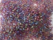 10g de perles couleurs rocaille de 2mm 