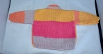 Brassière croisée bébé tricoté main taille 3 mois