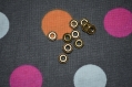 46 lot de 10 anneaux de couleurs doré pour habiller vos créations 