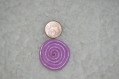 105  spirale violette pailletté