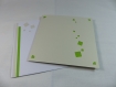 Carte griffon le petit hérison en relief kirigami 3d couleur gris perle et vert menthe