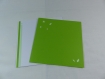 Carte de vœux sapin en relief 3d kirigami couleur vert menthe et vert pâle