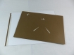 Carte château pour anniversaire ou autre occasion en relief 3d kirigami couleur marron taupe et gris perle