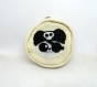 Porte monnaie panda pirate, cadeau pour enfants, en coton et feutrine, fait main