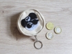 Porte monnaie panda pirate, cadeau pour enfants, en coton et feutrine, fait main