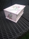 Boîte à bijoux personnalisé pour petite fille, coffre de rangement à bijoux, coffret de rangement bijoux, 28x17cm thème charlotte et rose couleur rose poudre et taupe