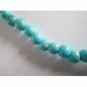 Enfilades de 30 perles en turquoise vert 4mm