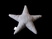 Coussin forme étoile gris anthracite 