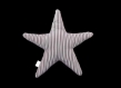 Coussin forme étoile gris anthracite 