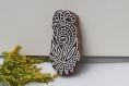 Tampon batik indien en bois sculpté à la main, pochoir, planche à imprimer - btm29