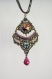 Collier tissée en perle de délica collection alhambra