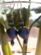 Boucles d'oreilles en perles nacrées swarovski mates 