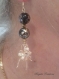 Boucles d'oreilles  en perles japonaises tensha  multicolores, cristal swarovski, perles de 10 mm de diamètre, trèfle à 4 feuilles po,