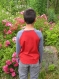 T-shirt - garçon - gris/rouge - 6 ans