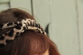 Headband vrillé léopard