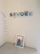 Décoration chambre enfant et bébé unique en feutrine - aqua gris turquoise 