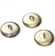 485r / lot de 3 boutons vintages doré motif blason 22mm 
