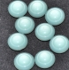 B70i1r / mercerie lot de 5 boutons vert clair irisé 12mm