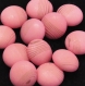 B71b1r / mercerie lot de 5 petits boutons boules plastique rose 12mm