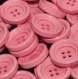 B71c3r / mercerie lot de 5 boutons en plastique rose 26mm
