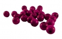 40 petites perles bois - d8mm - violet 