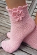 Chaussettes en laine crochetées à la main