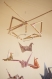 Mobile bebe bois suspension chambre enfant bébé en origami animaux oiseau grue