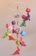 Mobile bebe bois suspension chambre enfant bébé en origami animaux otarie