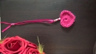 Marque page coeur en crochet spécial st valentin