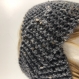Bandeau laine tricoté main réf 2200