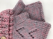 Mitaines avec pouce laine tricoté main ref 3698