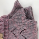 Mitaines avec pouce laine tricoté main ref 3710