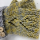 Mitaines avec pouce laine tricoté main ref 3686