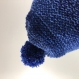 Ensemble bonnet /snood laine tricoté main réf 3937