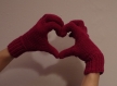 Gants tricotés à la main sur demande
