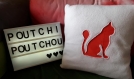 Coussin chat -