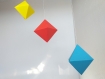 Mobile des octaèdres - mobile montessori avec des matériaux respectueux de bébé et de l'environnement