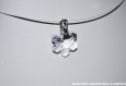Swarovski pendentif cristal flocon / argent 925 / sans cordon